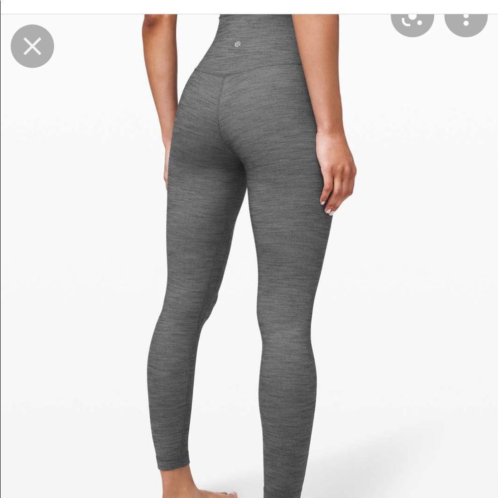Lululemon grey align high rise leggings